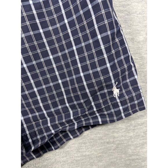 Polo Ralph Lauren Mens Navy‎ Plaid Swim Shorts Trunks Mesh Liner L - Picture 2 of 6